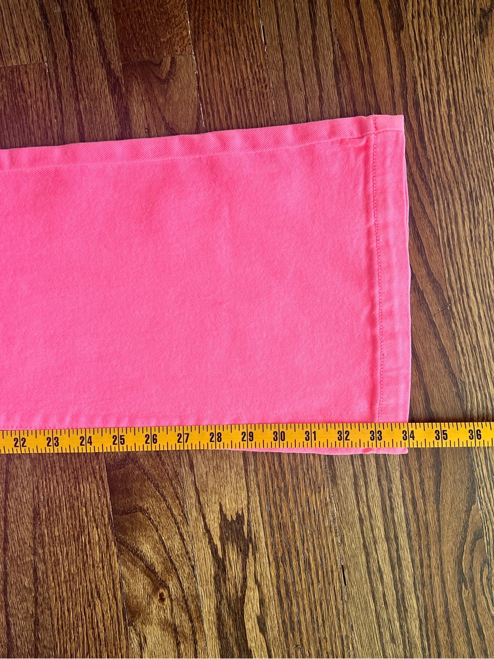 NWT Size 28 | RISEN Jeans | Neon Pink Flare Jeans | Women's High-Rise Boot Cut - Picture 6 of 6